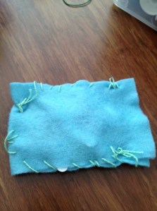 A Velcro top Thread Pouch