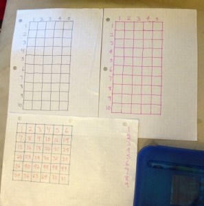 "Button" game boards on the top, and the Multiplication Tic-Tac-Toe Board is on the bottom!